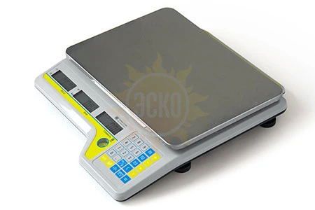 Штрих-слим Т300 15-2,5 Д1А ДП7С6 LCD с аккум, со стойкой, POS RS232 - Торговые электронные весы