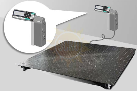 4D-PM-15/15-1000-RL с печатью этикеток - Промышленные электронные платформенные весы с 4 датчиками