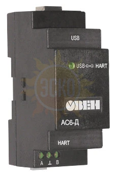 АС6-Д преобразователь интерфейсов (модем) HART-USB