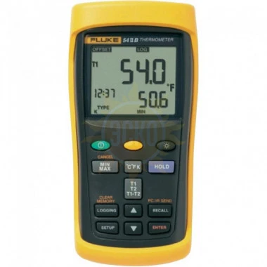 Fluke 53 II B — одноканальный цифровой термометр с регистрацией измерений