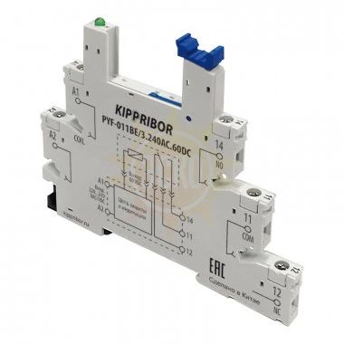 Монтажные колодки KIPPRIBOR PYF-011BE (для 1-контактных промежуточных реле серии SR)