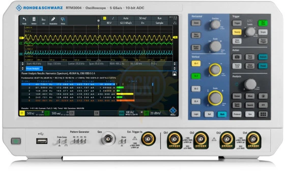 RTM3004+B242 — осциллограф четырехканальный c расширенной полосой пропускания 200 МГц