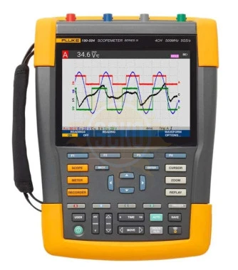 Fluke 190-204-III/S — осциллограф-мультиметр цифровой четырехканальный 200 МГц с опцией SCC290