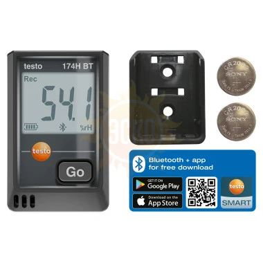 Логгер Testo 174 H BT Bluetooth чёрный