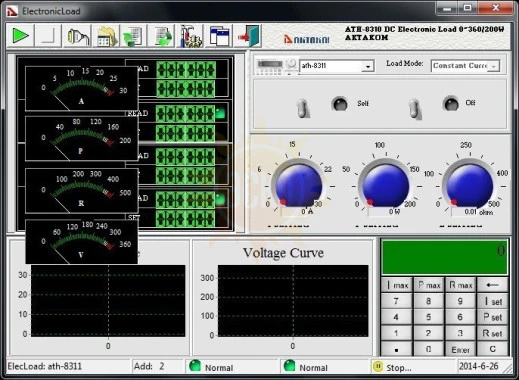 ATH-8310-SW Программное обеспечение управления электронными нагрузками