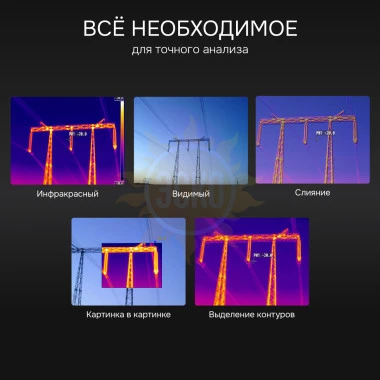 Тепловизор RGK TL-480 в комплекте с телеобъективом 6° и широкоугольным объективом 48°
