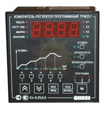 ТРМ251 ПИД-регулятор с пошаговыми программами и RS-485