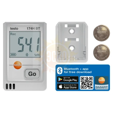 Логгер Testo 174 H BT Bluetooth белый