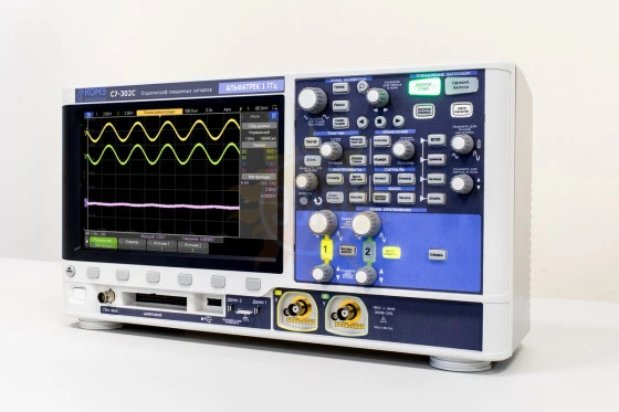 С7-302С — осциллограф смешанных сигналов двухканальный 1 ГГц