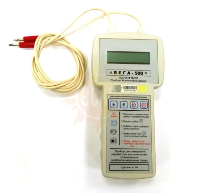 ВЕГА-500 - прибор для измерения параметров выключателей управляемых дифференциальным током (ВДТ)