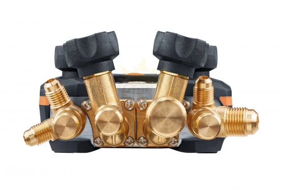 testo 557s комплект 1 в кейсе — умный цифровой манометрический коллектор и беспроводные зонды вакуума и температуры