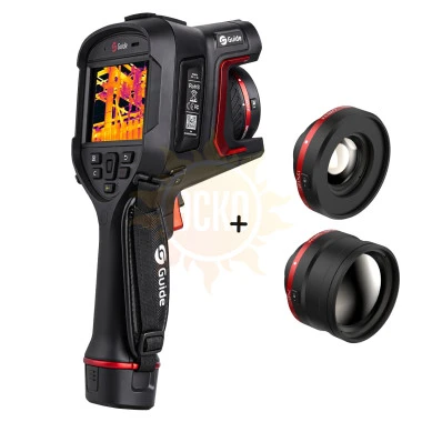 Тепловизор Guide H2 с поверкой в комплекте с телеобъективом 15° x 11° и телеобъективом 7° x 5°