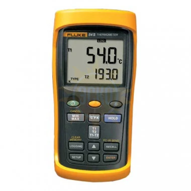 Fluke 54 II B — двухканальный цифровой термометр с регистрацией измерений