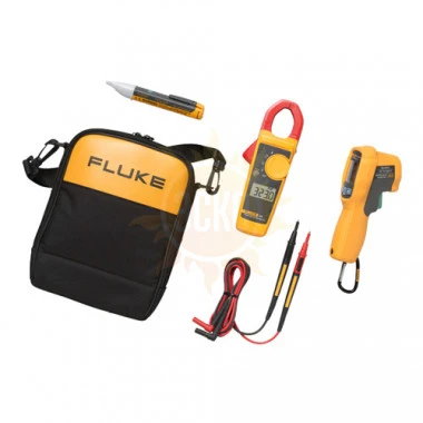 Fluke 62 MAX+/323/1AC — комплект инфракрасного термометра, токоизмерительных клещей и детектор напряжения переменного тока