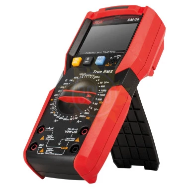 Комплект мультиметра RGK DM-20 и рулетка AMO R303