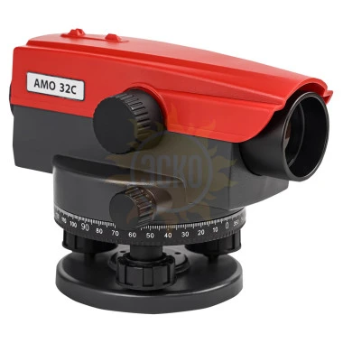 Комплект оптический нивелир AMO 32C + штатив RGK S2-N + рейка AMO S4