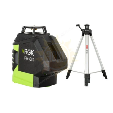 Комплект: лазерный уровень RGK PR-81G + штатив RGK LET-150