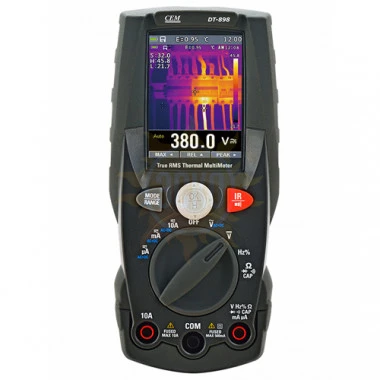 DT-898 — мультиметр TRMS с встроенным тепловизором