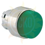 8LM2TB203 Толкатель кнопки в металлическом корпусе, выступающий тип, без фиксации, (без крепежного основания ..AU120), цвет зеленый