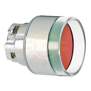 8 LM2TB304 Толкатель кнопки в металлическом корпусе, с выступающим защитным кольцом без фиксации, (без крепежного основания ..AU120), цвет красный