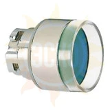 8LM2TB306 Толкатель кнопки в металлическом корпусе, с выступающим защитным кольцом без фиксации, (без крепежного основания ..AU120), цвет синий