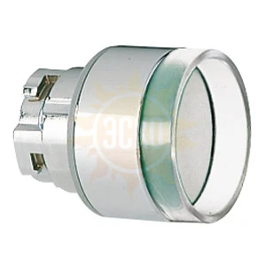 8LM2TB308 Толкатель кнопки в металлическом корпусе, с выступающим защитным кольцом без фиксации, (без крепежного основания ..AU120), цвет белый