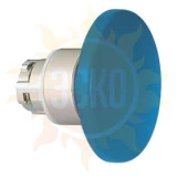 8LM2TB6166 Толкатель грибовидной кнопки d=60 мм, в пластиковом корпусе, без фиксации, (без крепежного основания ..AU120), цвет синий
