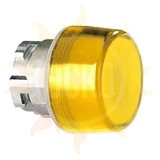 8 LM2T IL105 Колпачок светового индикатора в металлическом корпусе, Цвет: желтый