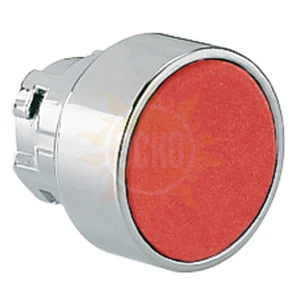 8 LM2T B104 Толкатель кнопки в металлическом корпусе, утапливаемый, без фиксации, (без крепежного основания ..AU120), цвет красный