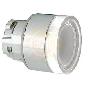 8 LM2T QL107 Толкатель кнопки c фиксацией в металлическом корпусе, с возможностью установки подсветки, (без крепежного основания ..AU120) цвет прозрачный