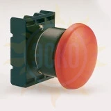 8 LP2T B6144 Толкатель грибовидной кнопки d=40 мм, в пластиковом корпусе, без фиксации, (в комплекте с крепежным основанием ..AU120), цвет красный
