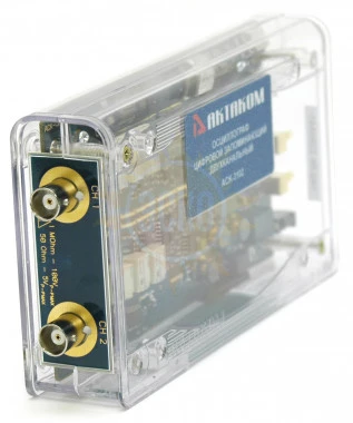 АСК-3102 1М — двухканальный USB осциллограф - приставка + анализатор спектра