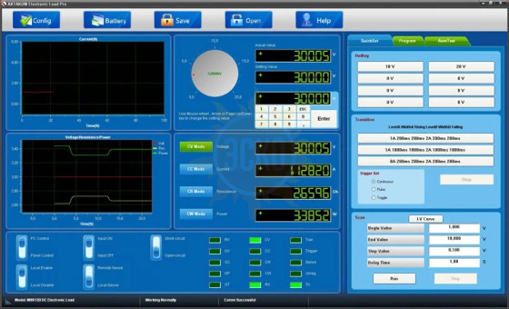 АКТАКОМ ElectronicLoadPro — программное обеспечение