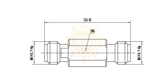 Переход коаксиальный AKIP-1.0-FF01