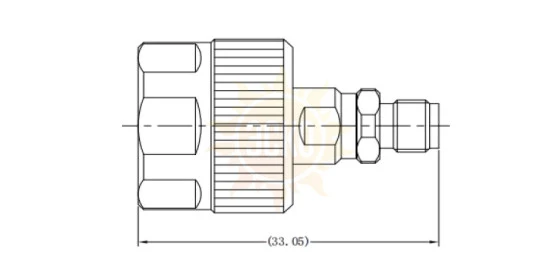Переход коаксиальный AKIP-N/2.92-MF01