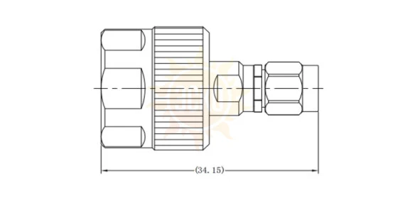 Переход коаксиальный AKIP-N/2.92-MM01