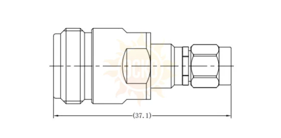Переход коаксиальный AKIP-N/SMA-FM01