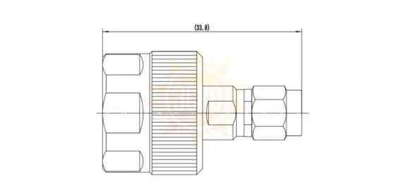 Переход коаксиальный AKIP-N/SMA-MM01