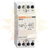 CN3210024 3-х или 4-х полюсный модульный контактор, 32 A AC1, 24 VAC/DC (4NO)