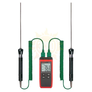 RGK CT-12+2шт TR-10W — контактный термометр с двумя погружными зондами температуры