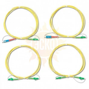 Комплект одномодовых тестовых эталонных кабелей Fluke Networks SRC-9-SCLC-KIT (2 м) для тестирования оптоволоконных кабелей LC (2 SC/LC, 2 LC/LC)
