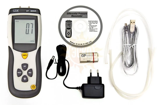 DT-8890A — манометр дифференциального давления