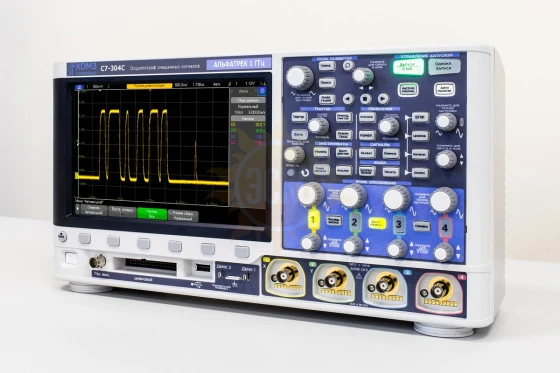 С7-304С — осциллограф смешанных сигналов четырехканальный 1 ГГц
