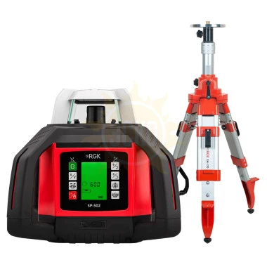 Комплект: ротационный нивелир RGK SP-502 + элевационный штатив RGK SH-170
