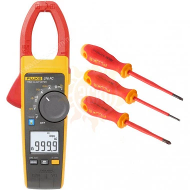 Комплект Fluke IB376L - токоизмерительные клещи Fluke 376 FC с набором отвёрток