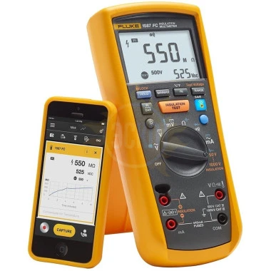 Fluke 1587KIT/62MAX+ FC - комплект мультиметр-мегомметр c функцией беспроводной связи + токовые клещи + инфракрасный термометр