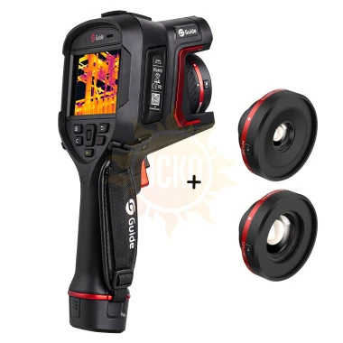 Тепловизор Guide H3 с поверкой в комплекте с широкоугольным объективом 44° x 34° и телеобъективом 15° x 11°