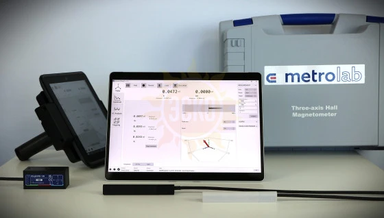 Трёхосевой магнитометр Холла Metrolab THM 1176 (Three-Axis Hall Effect Magnetometer THM 1176)