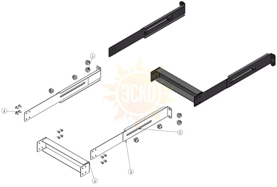 Комплект IT-E154C для монтажа АКИП-1158