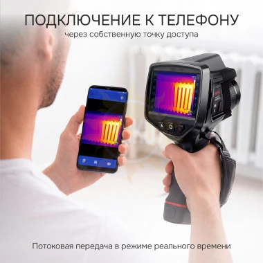 Тепловизор RGK TL-384 Plus в комплекте с телеобъективом 12°